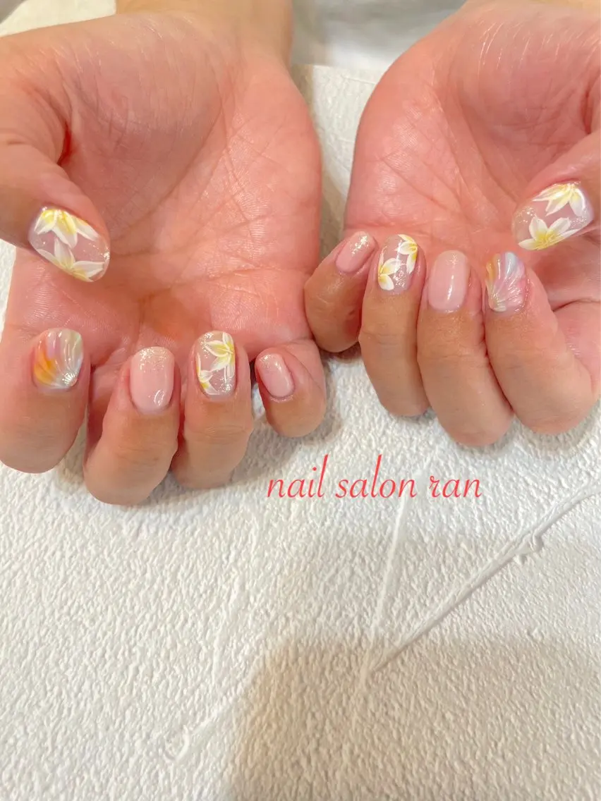 ネイル ハンドネイル ハンドケア nailsalon ranのネイルデザイン
