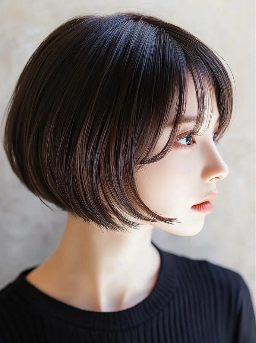 ショート カラー カット トリートメント 顔まわり× レイヤー/MIUのヘアスタイル