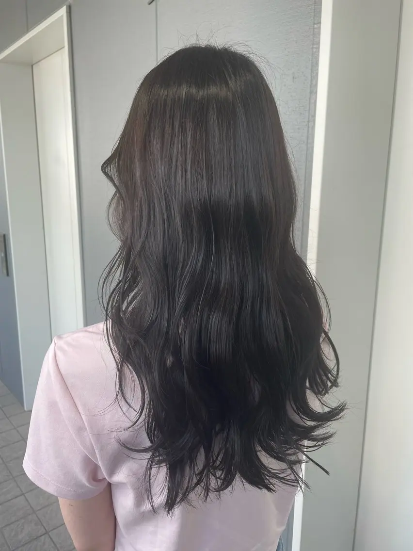 ロング カット ヘアカラー トリートメント SiLO/ mahiroのヘアスタイル
