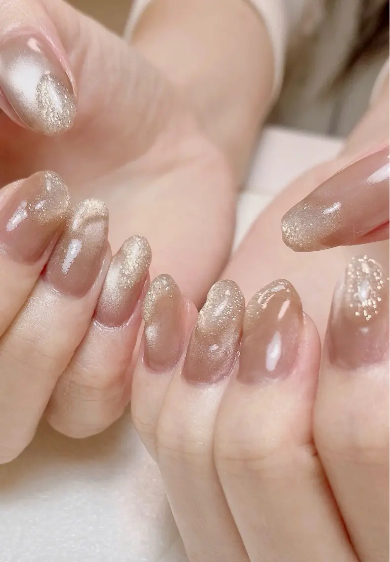 ネイル フラッシュネイル 持ち込み ニュアンスネイル ぷっくりネイル Nail Salon K 🧸美爪育成のネイルデザイン