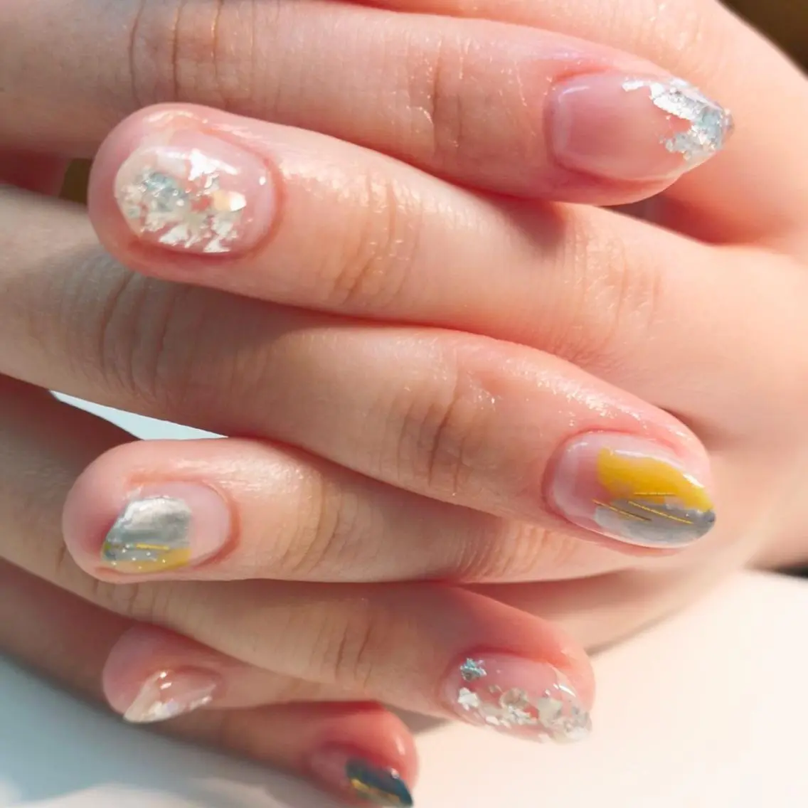 ネイル ニュアンスネイル nailart ecritのネイルデザイン