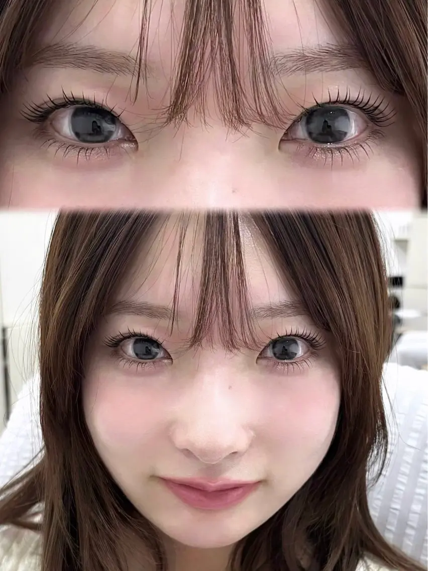 マツエク・マツパ 下まつげエクステ 一重×まつ毛パーマ マツパ eyelash mimi🩶のマツエク・マツパデザイン