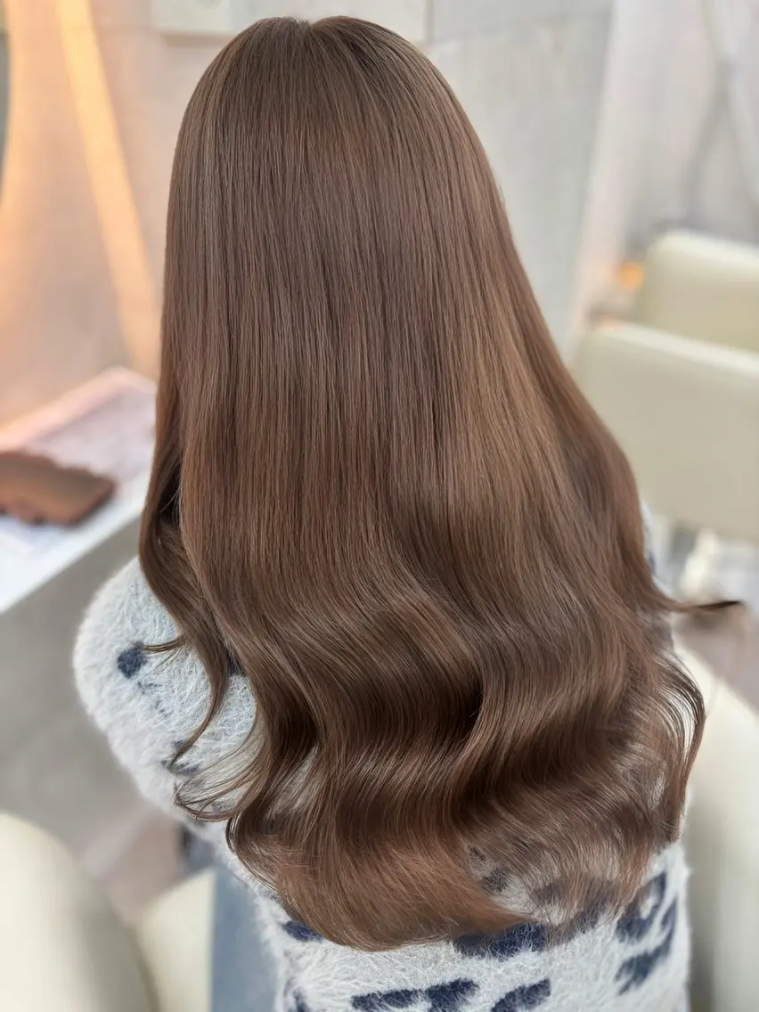 ロング カラー ブラウンカラー ヘアカラー トリートメント 🎀asumi🍓 モデル様募集中🎀のヘアスタイル