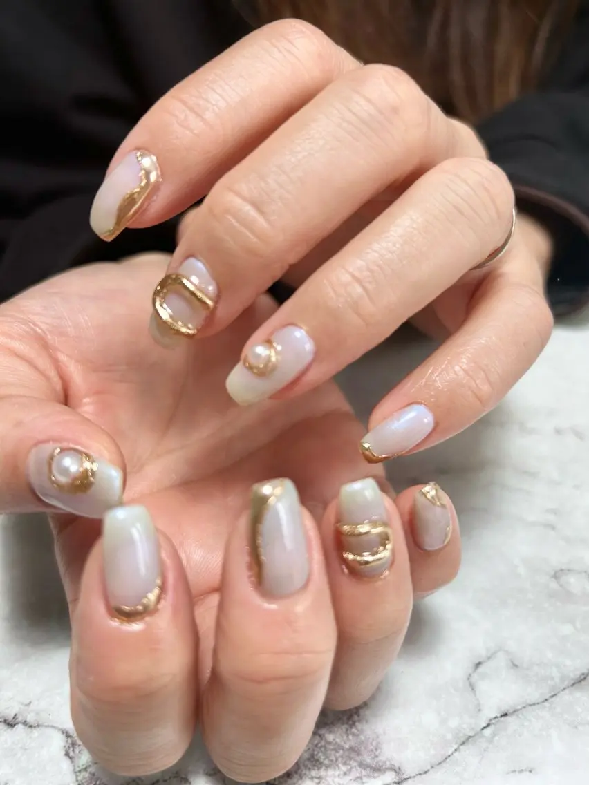 ネイル ニュアンスネイル ハンドネイル フットネイル TESORO nailのネイルデザイン