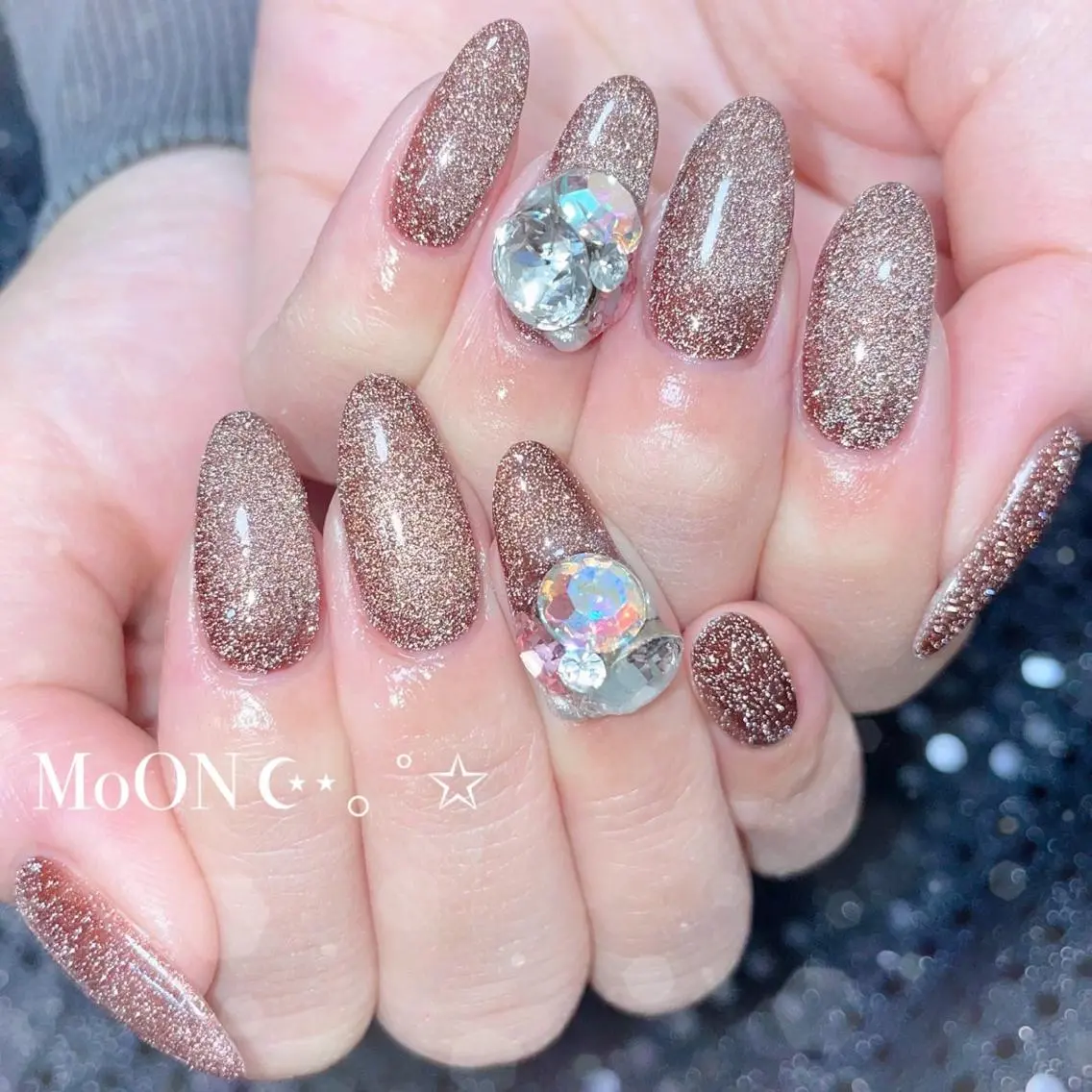 ネイル フラッシュネイル ハンドネイル ハンドケア MoON...❤︎ MeGuのネイルデザイン