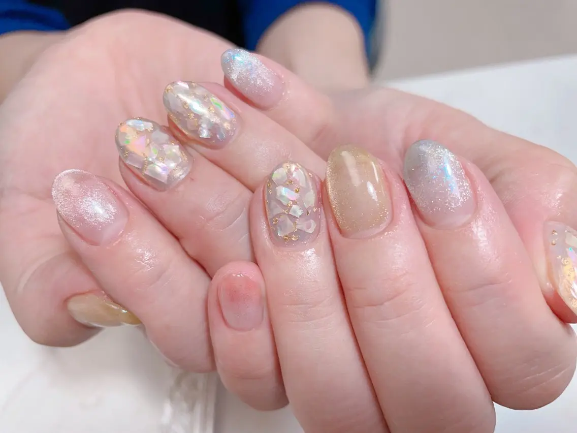 ネイル ハンドネイル ハンドケア ネイルサロンエクラ 🫧Shizukaのネイルデザイン