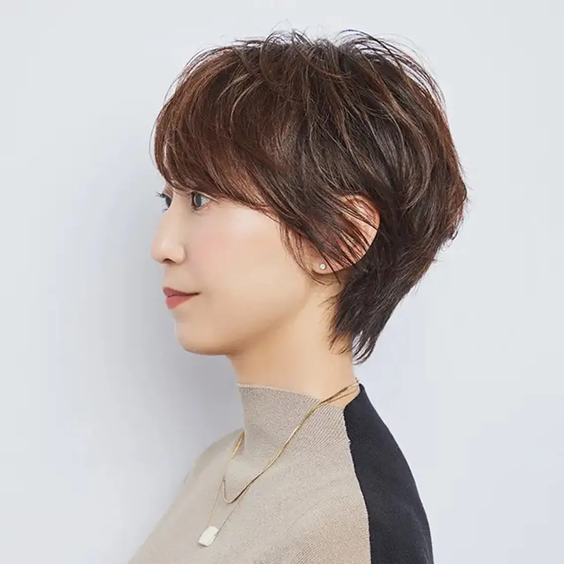 【人気No. 1】骨格矯正✨似合わせ小顔ナチュラルラウンドショート✨無料カット💇♀️の写真