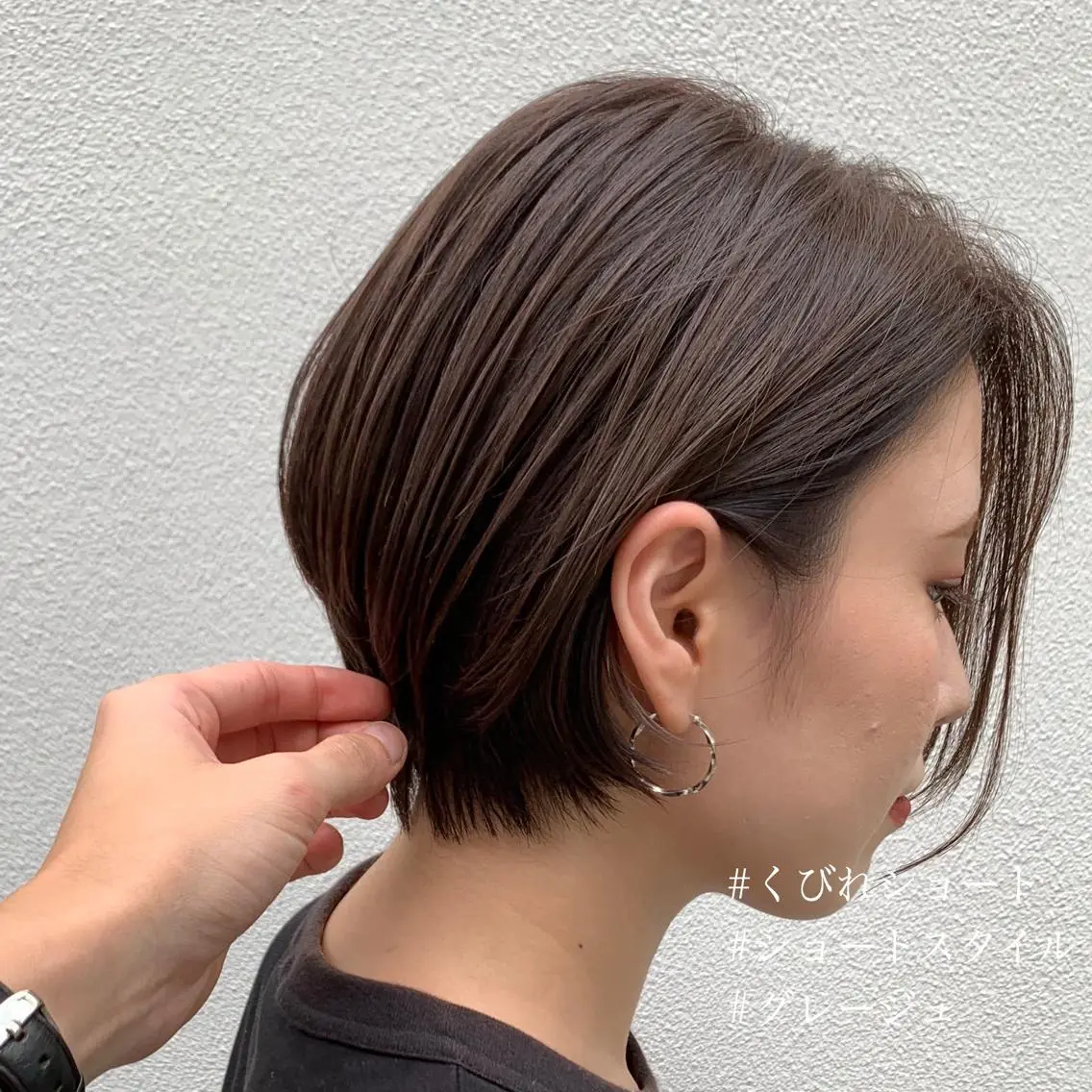 ショート くびれヘア ショートヘア カット arc. arc.のヘアスタイル