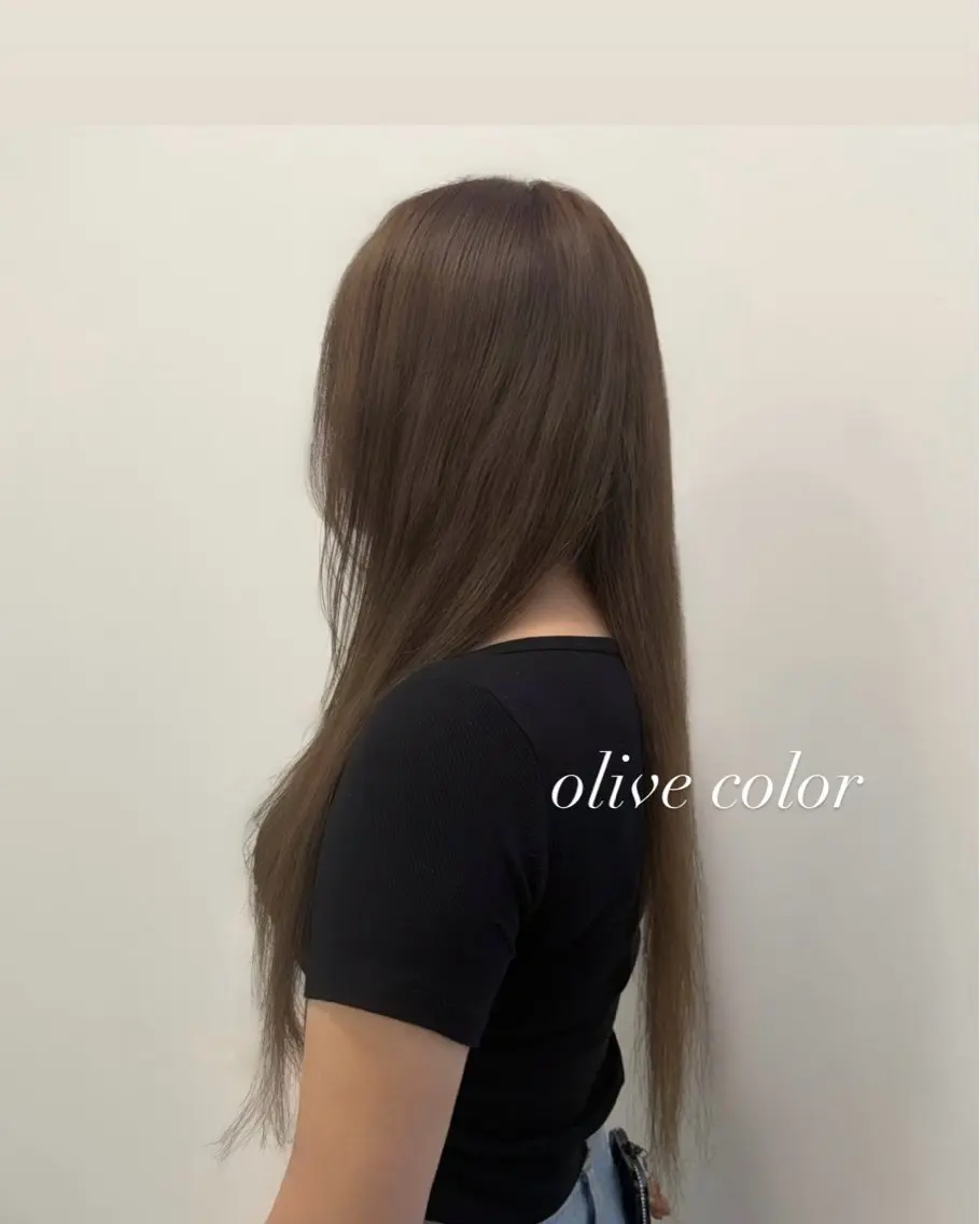 ロング カット ヘアカラー モデル募集🌷/ 艶カラー/大谷李緒奈のヘアスタイル