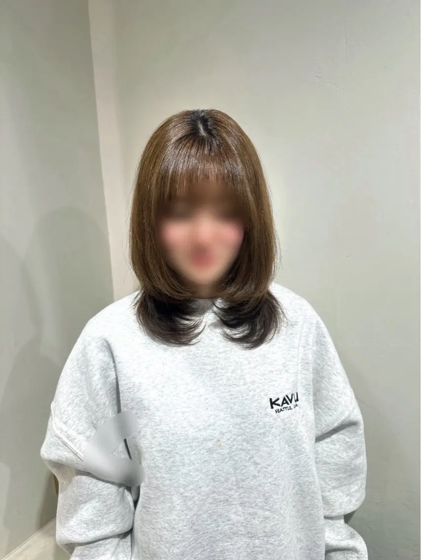 【顔型・顔タイプ診断付小顔カット】の写真