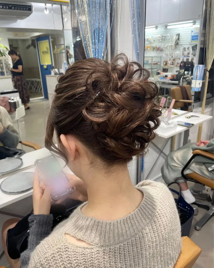 ヘアアレンジ 佐野 優美子のヘアスタイル