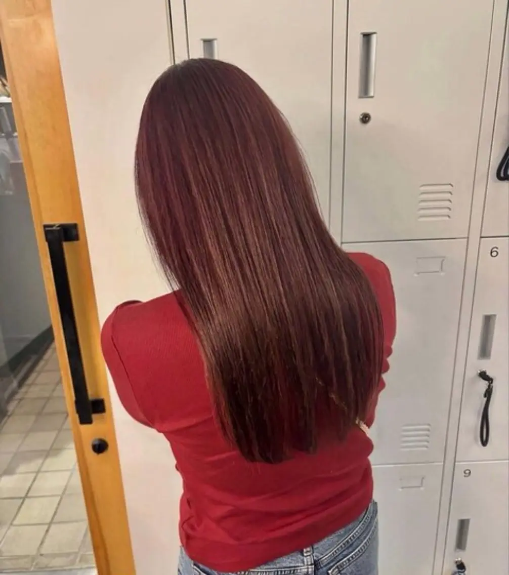 ブリーチなしワンカラー♡ ＋ Aujua 4.5 step treatment 🪄🧸の写真