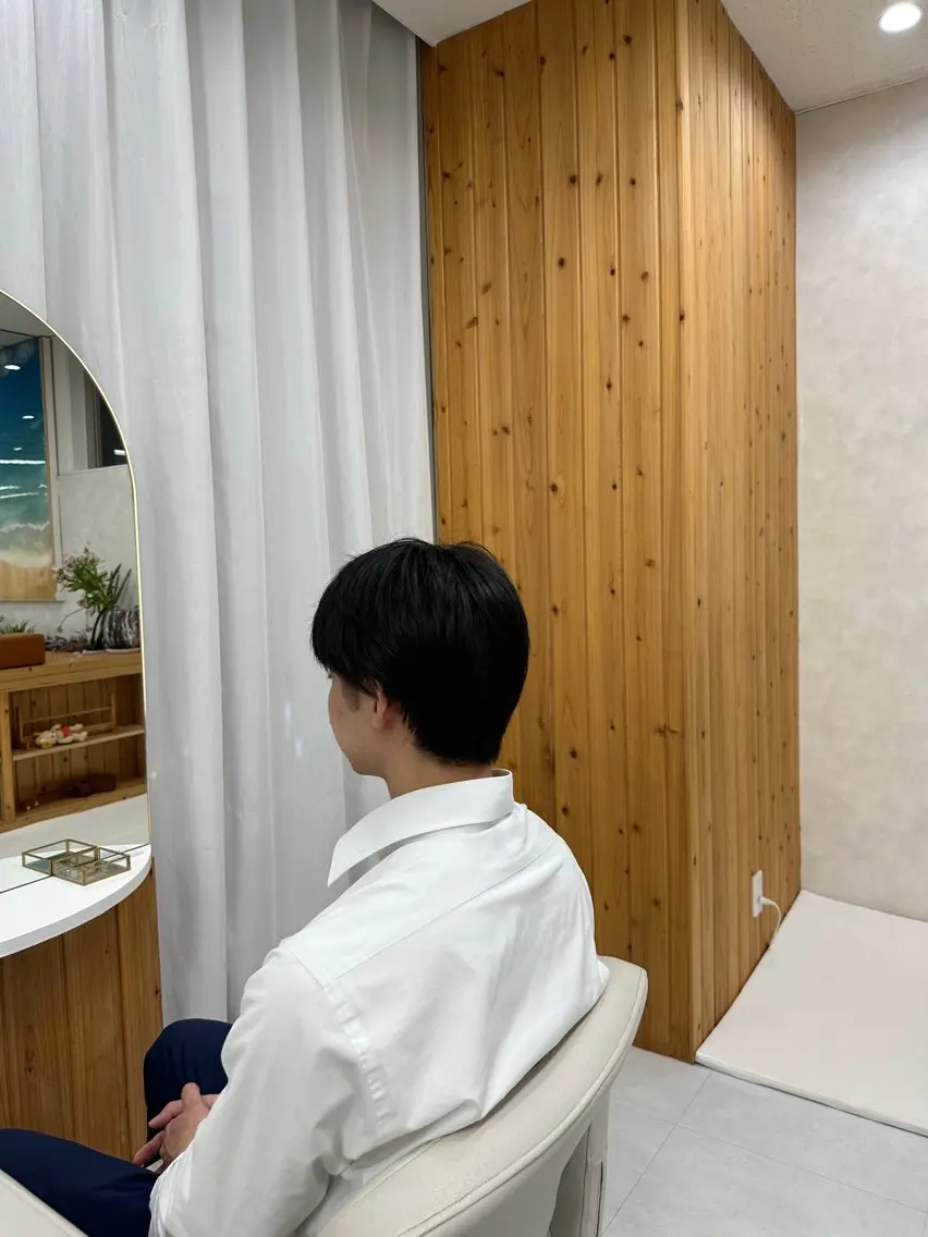 メンズ マッシュ 刈り上げ 大場 賀句のヘアスタイル