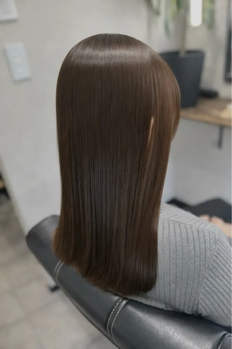 ミディアム カット ヘアカラー 白鳥 正孝のヘアスタイル