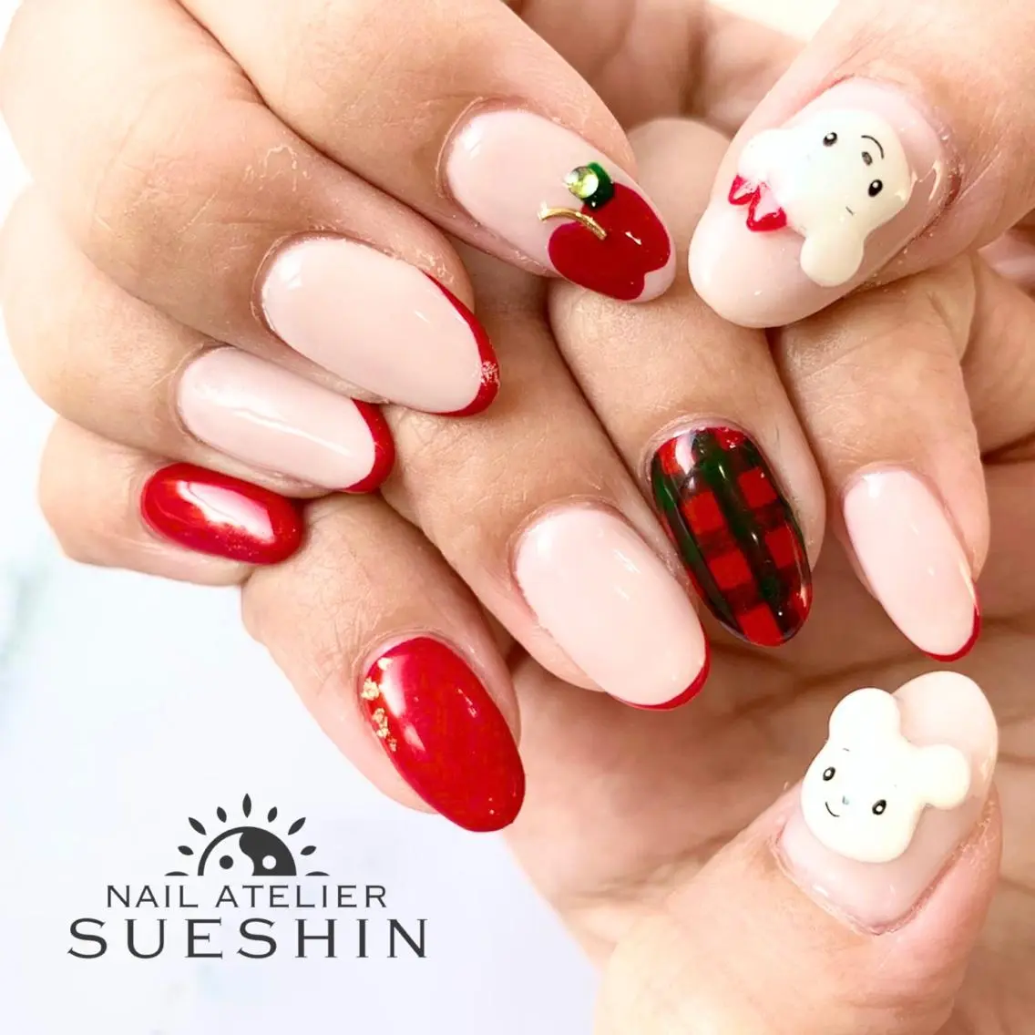 セミロング ネイル S ueshinのネイルデザイン