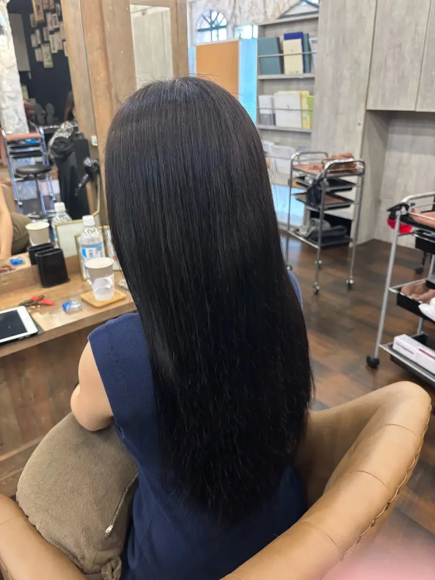 ロング ヘアカラー トリートメント 透明感カラー / tsukasa𖥧のヘアスタイル