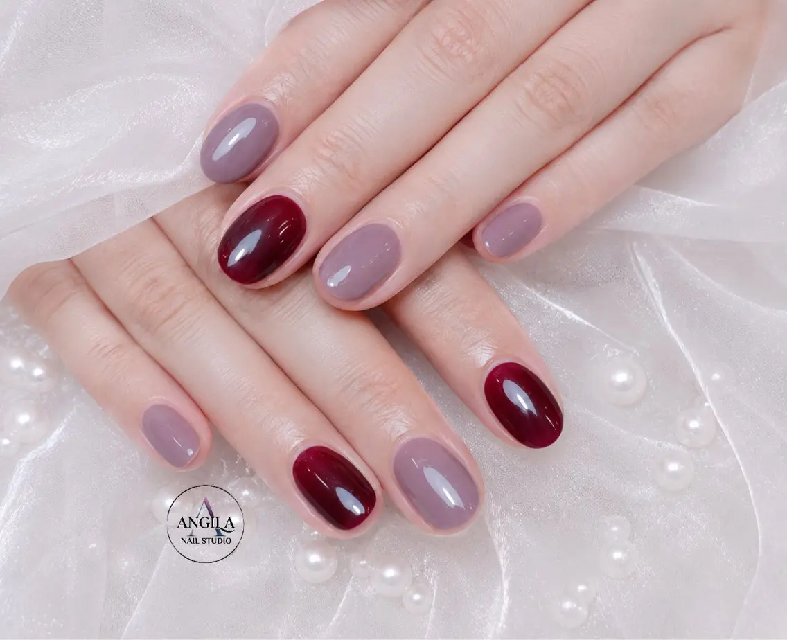 ネイル ANGILA ネイル¨̮S*Y*Kのネイルデザイン