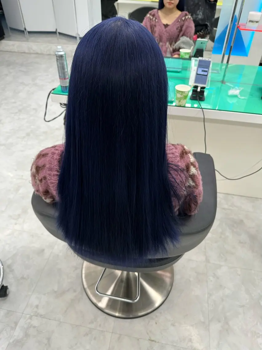 ロング カラー ヘアカラー 寒色/韓国カラー Ukyouのヘアスタイル