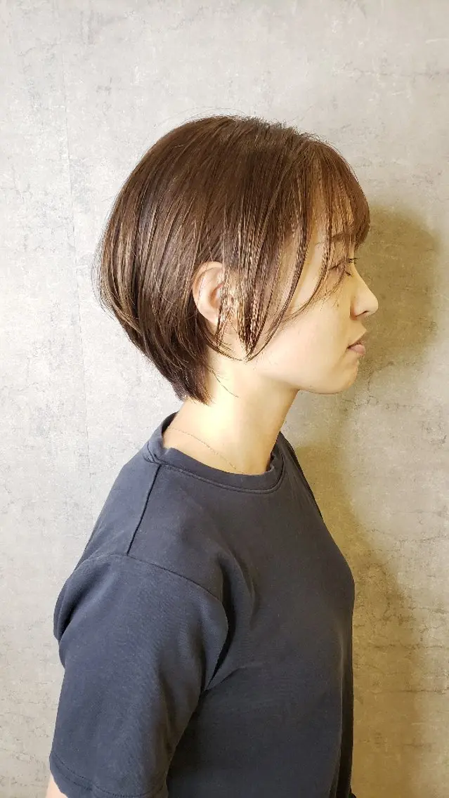 ショート ショートヘア 🤍山岸 彩花🤍のヘアスタイル