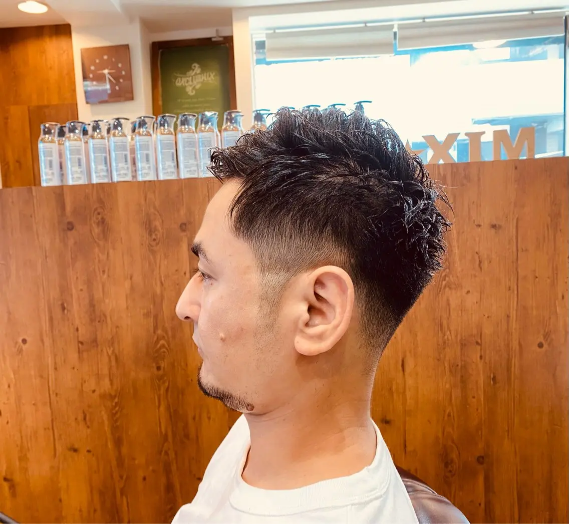 メンズカット+眉カット+クイックヘッドスパの写真