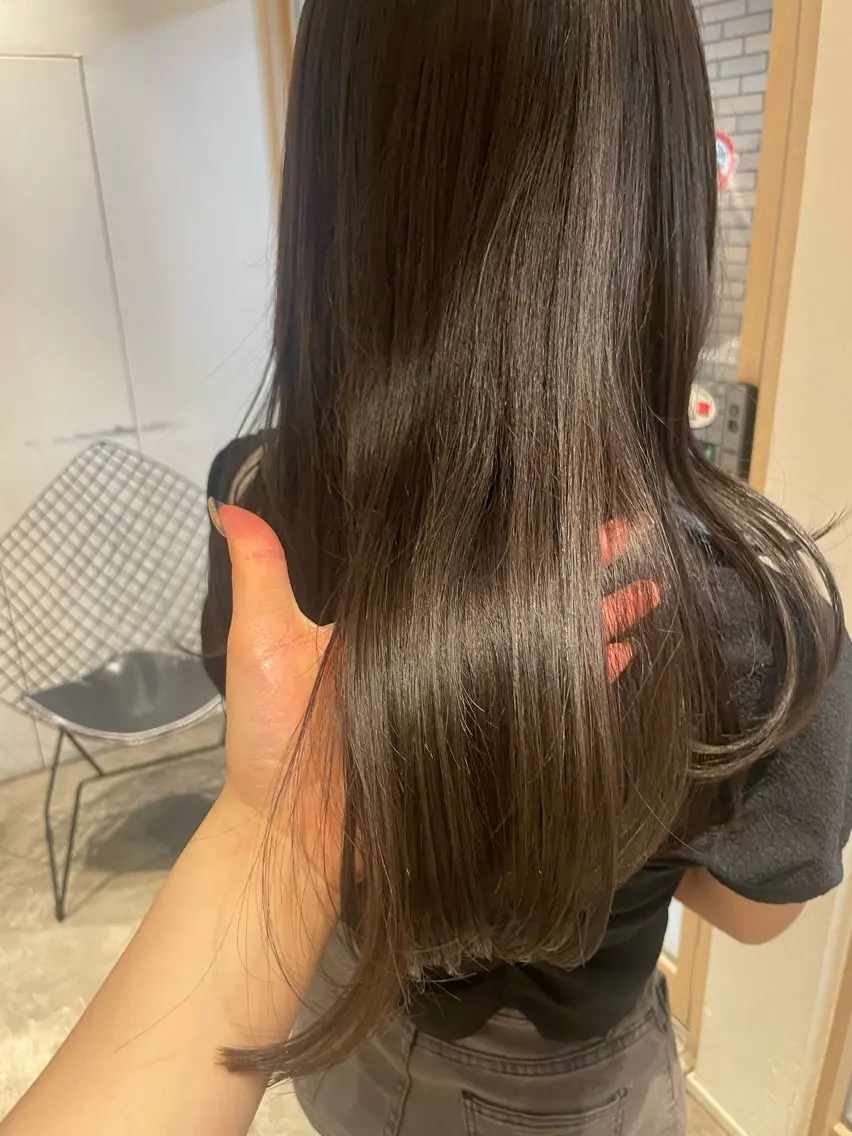 ロング カラー カット ヘアカラー ANY sayaᯓ★のヘアスタイル
