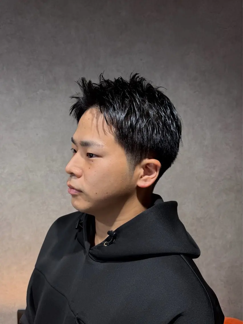 ショート メンズ ビジネス メンズショート スパイキーショート 刈り上げ ショートヘア 工藤一樹/新潟駅南 美容室/メンズカットのヘアスタイル