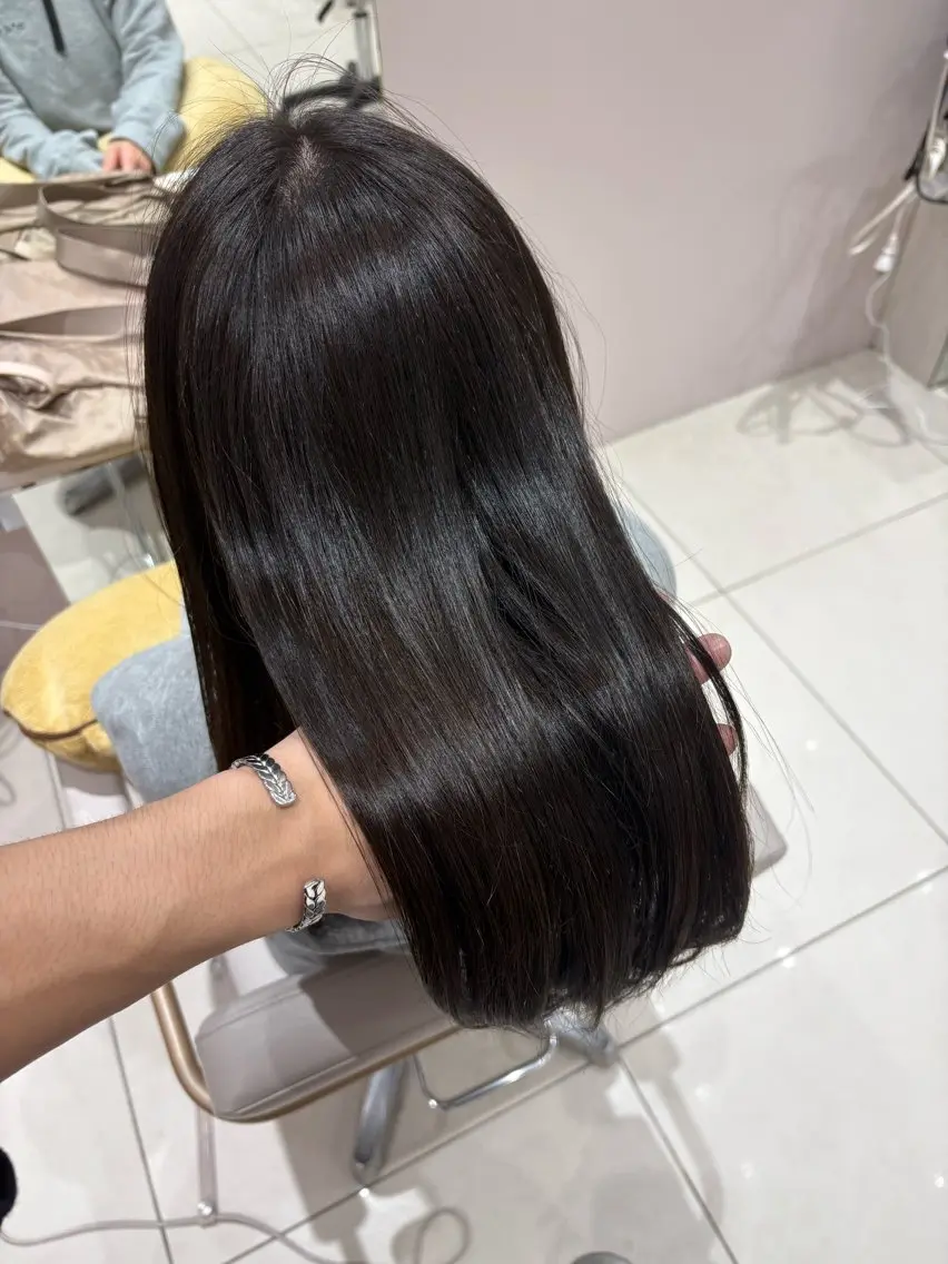 ミディアム カラー ヘアカラー ヘッドスパ 透明感カラー🌈 sena✨のヘアスタイル