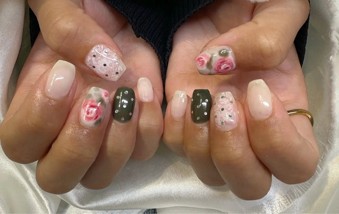 ネイル 持ち込み ハンドネイル Grace nail ケイのネイルデザイン