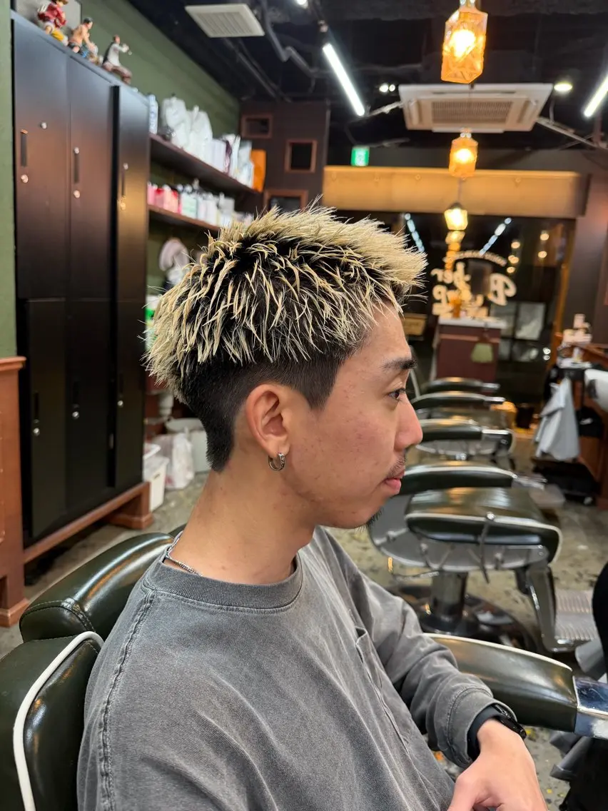 ショート メンズ メンズ職人/バーバー エノモトリョウタのヘアスタイル