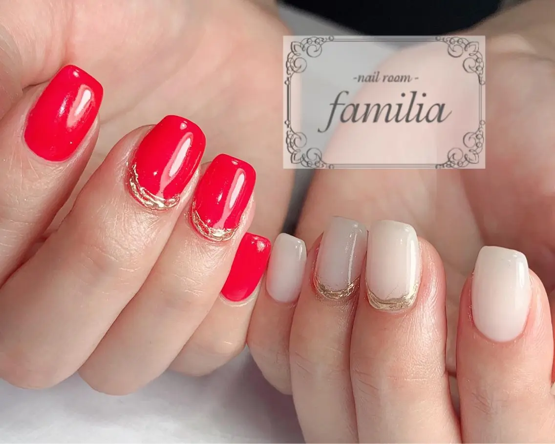 ネイル ハンドネイル -nailroom- familiaのネイルデザイン