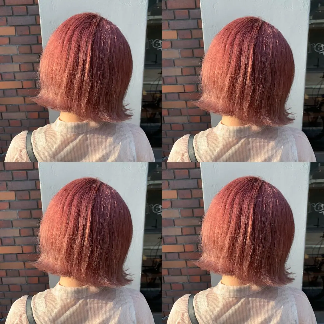 ショート ヘアカラー 大泉 美久のヘアスタイル