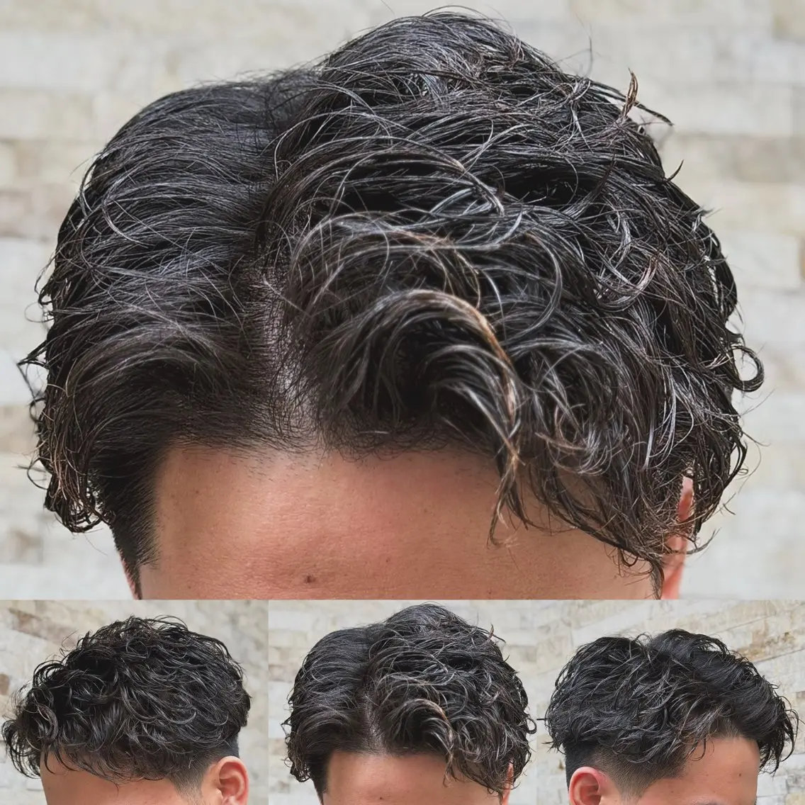 ショート カット パーマ 北川 竜也のヘアスタイル