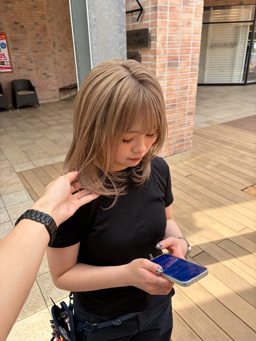 ミディアム 宮内 将梧のヘアスタイル
