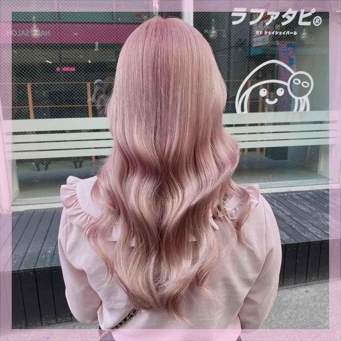 ロング カラー ヘアアレンジ メンズ キッズ マツエク・マツパ ブリーチの髪様 MASATOのヘアスタイル