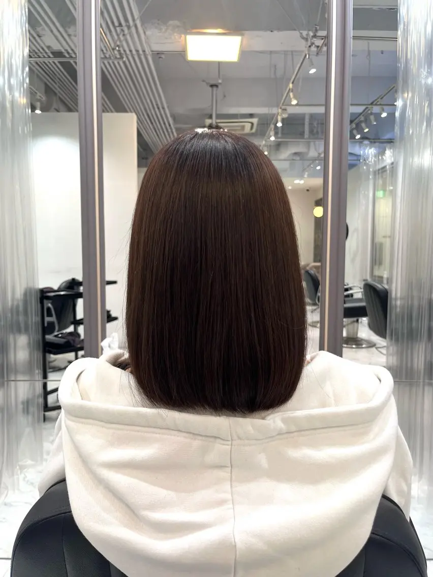 ミディアム カラー Hana🌷/ 透明感/艶髪/表参道のヘアスタイル