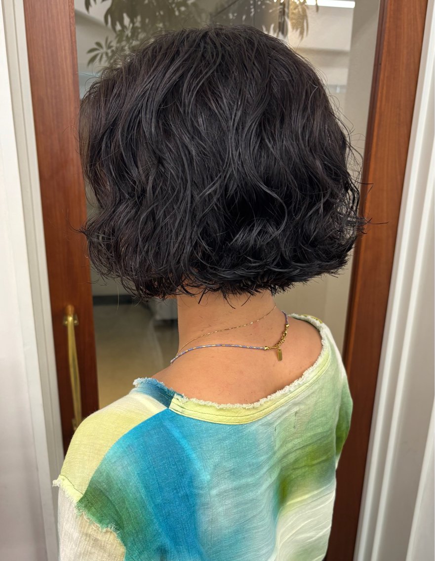 パーマ ショート /似合わせ color唯菜ﾕｲﾅのヘアスタイル