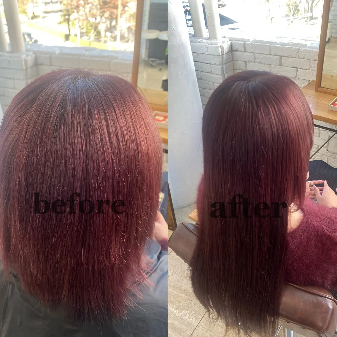 ミディアム ヘアカラー エクステ belle   / kaede🍁のヘアスタイル