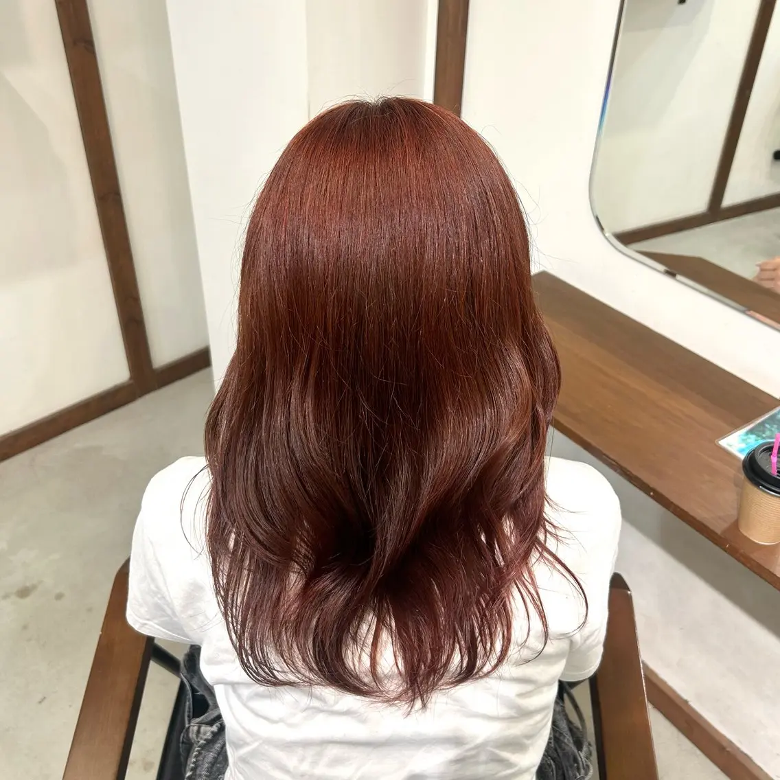 ミディアム カラー ヘアカラー ROUIS honokaのヘアスタイル