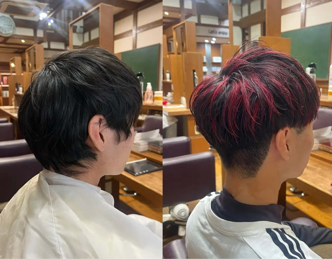 ショート カラー メンズ カット ヘアカラー トリートメント topstylist 野口 雅のヘアスタイル
