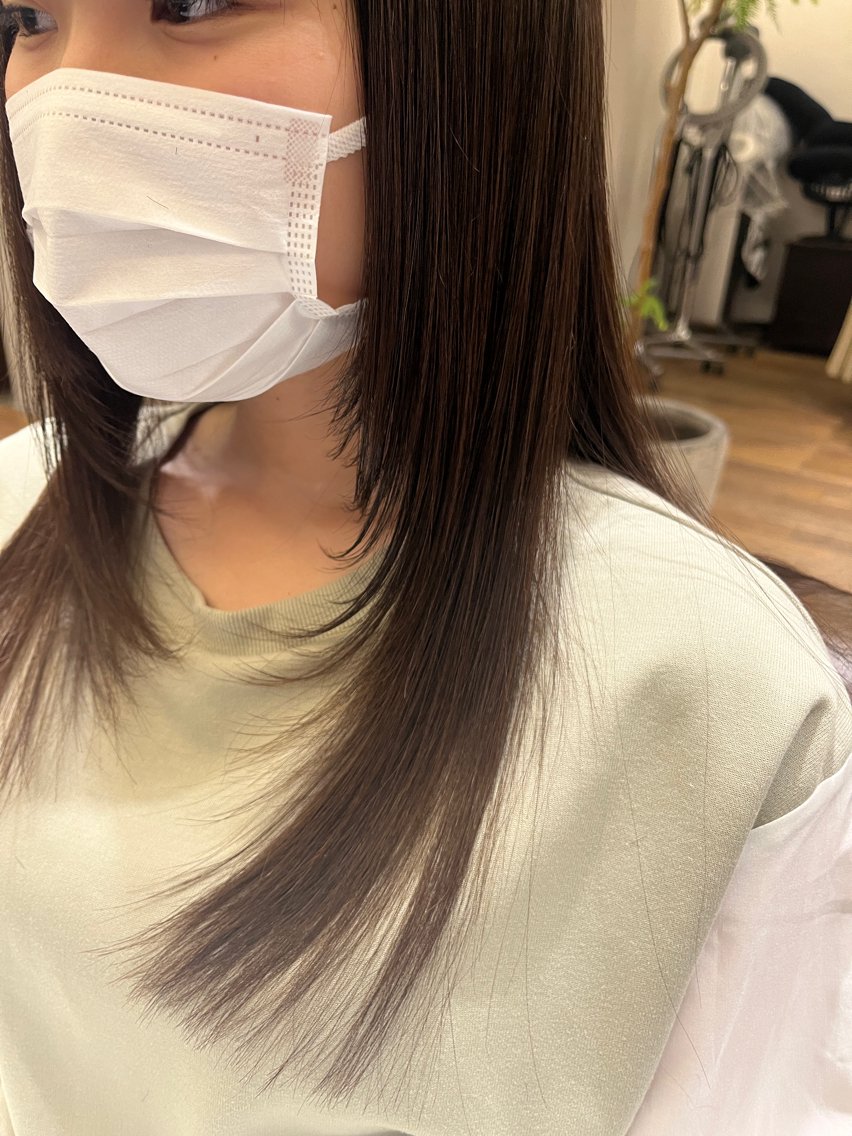 セミロング パーマ 佐藤 宰 OZ桑野店のヘアスタイル