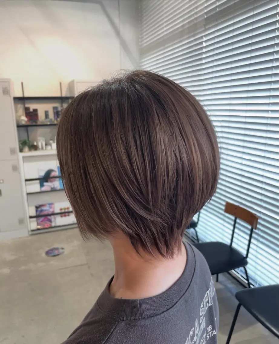 ショート ショートボブ ボブ ショートヘア GRANDEUR natsukiのヘアスタイル
