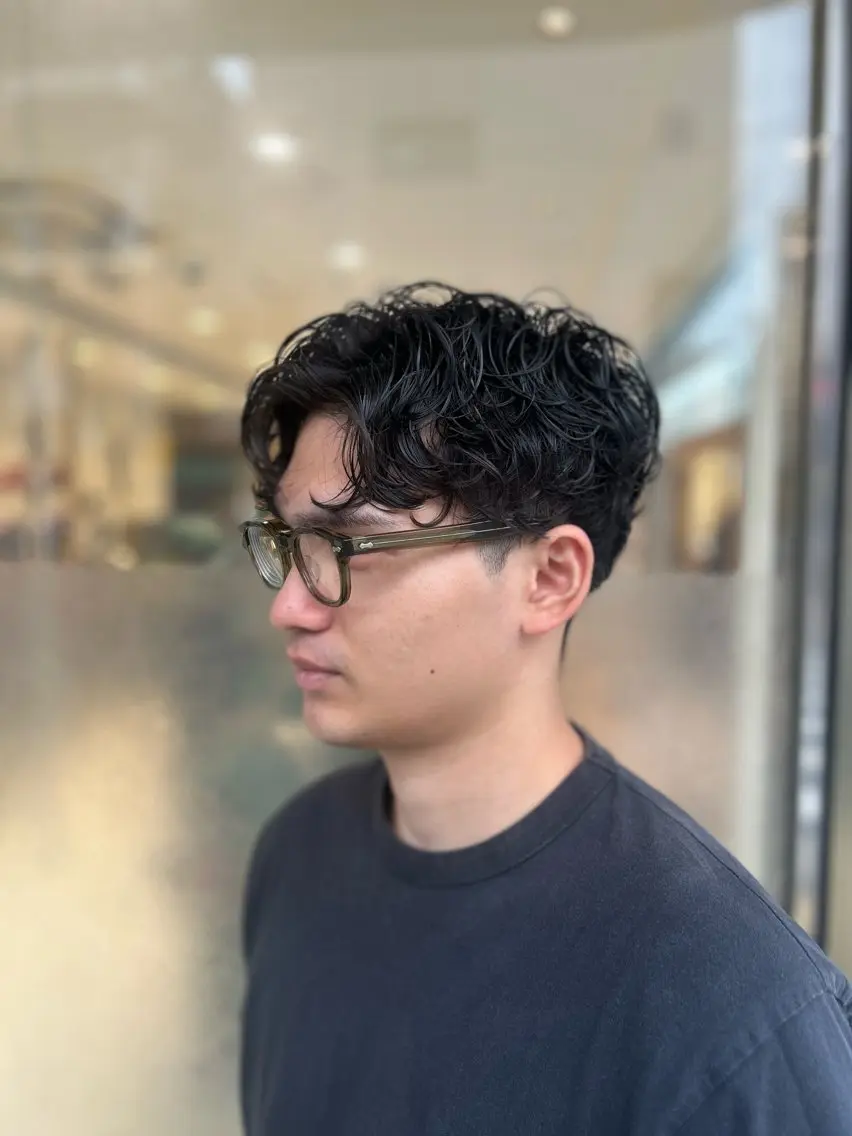 【似合わせデザイン】men'sカット+パーマ🌀スパイラル/プードル/波巻き/シャドウ/ニュアンス/ツイスパの写真