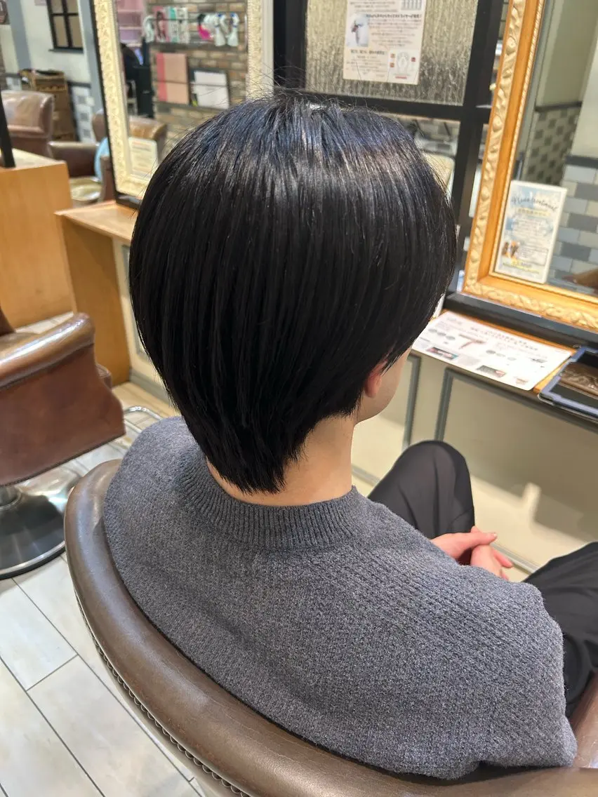 メンズ ヘアカラー たけだ ゆうほのヘアスタイル