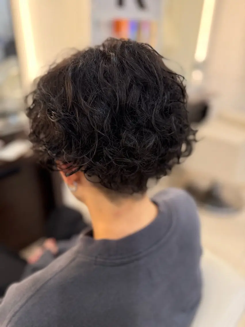 ショート パーマ スパイラルパーマ パーマ トリートメント 石垣廣乃 /Hironoのヘアスタイル