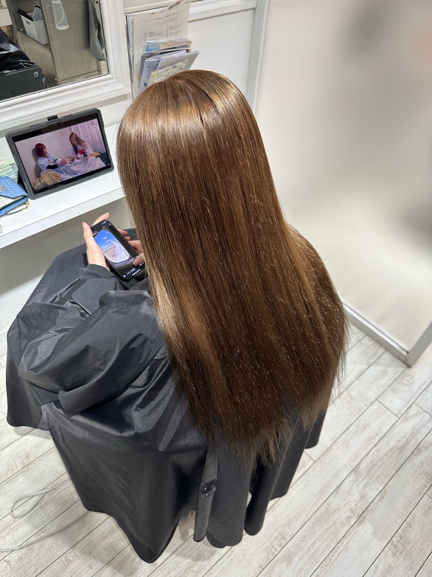 ロング カラー 大谷 未來のヘアスタイル