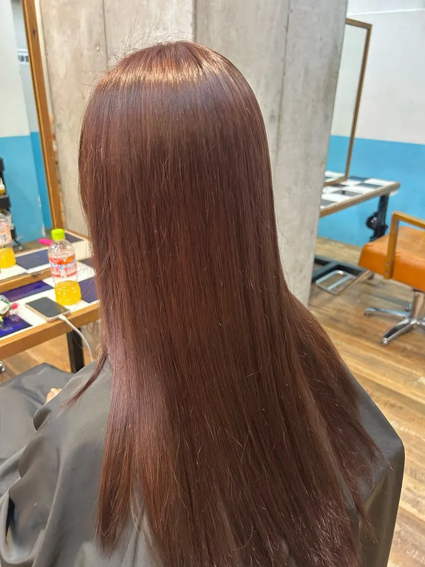 ロング カラー ヘアカラー トリートメント 💖カラー/ブリーチ 💖あつやのヘアスタイル