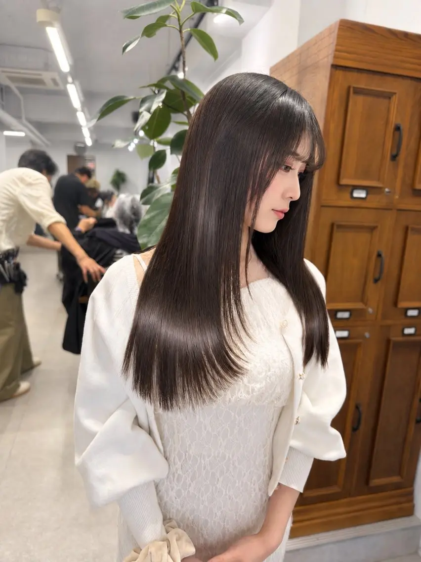 カラー 髪質改善 縮毛矯正 トリートメント 松永 雄樹のヘアスタイル