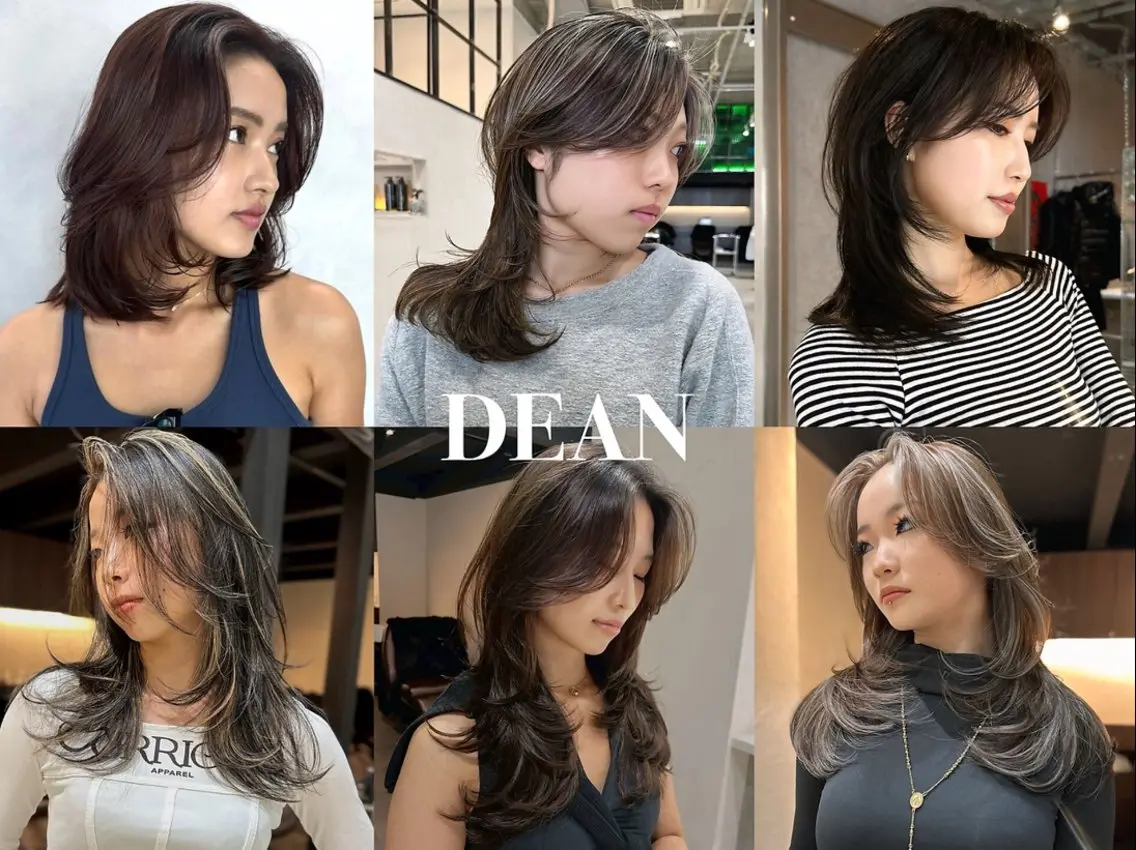 セミロング DEAN ISLA 海外風ヘアサロンのヘアスタイル