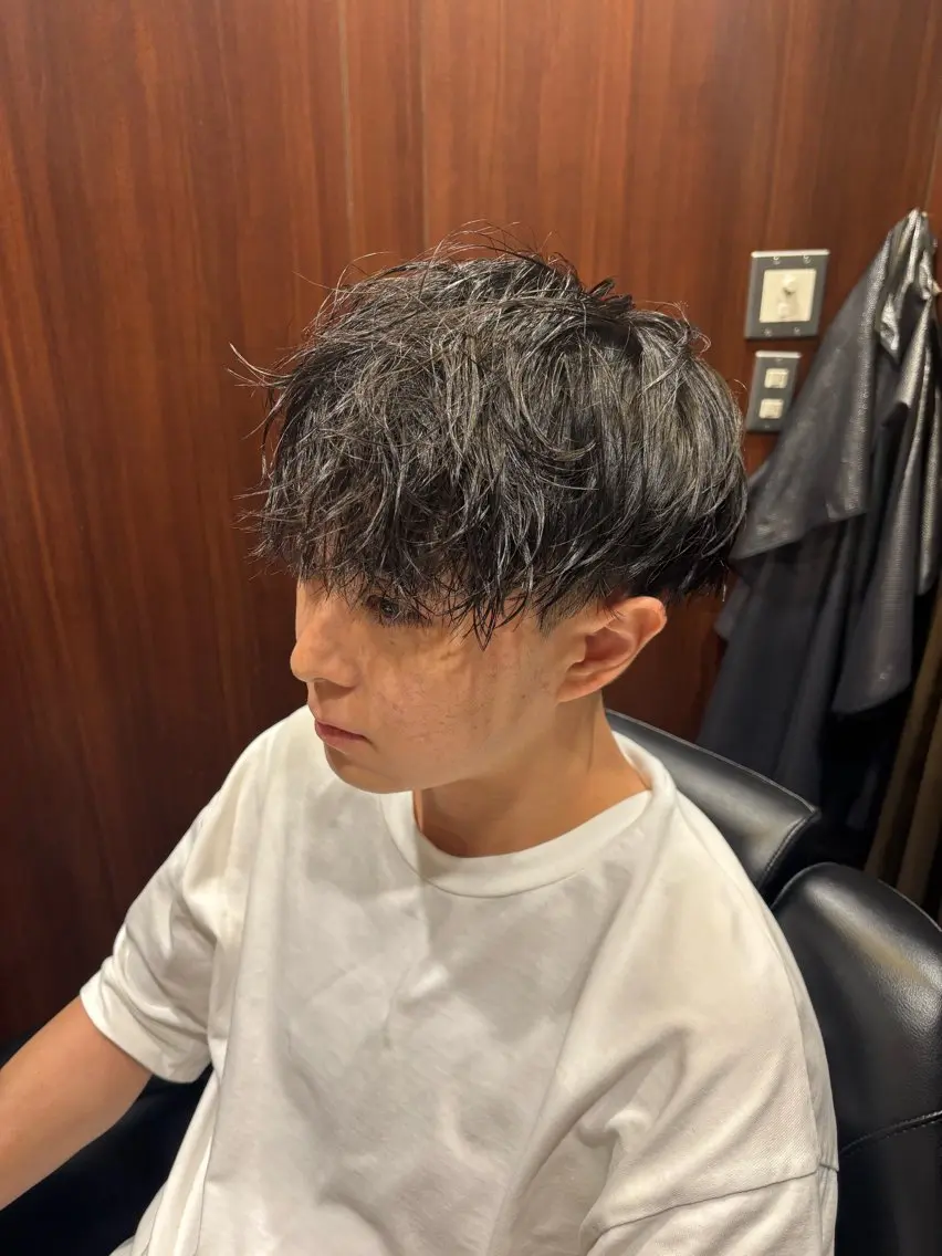 ミディアム パーマ パーマ 小松 美雄のヘアスタイル
