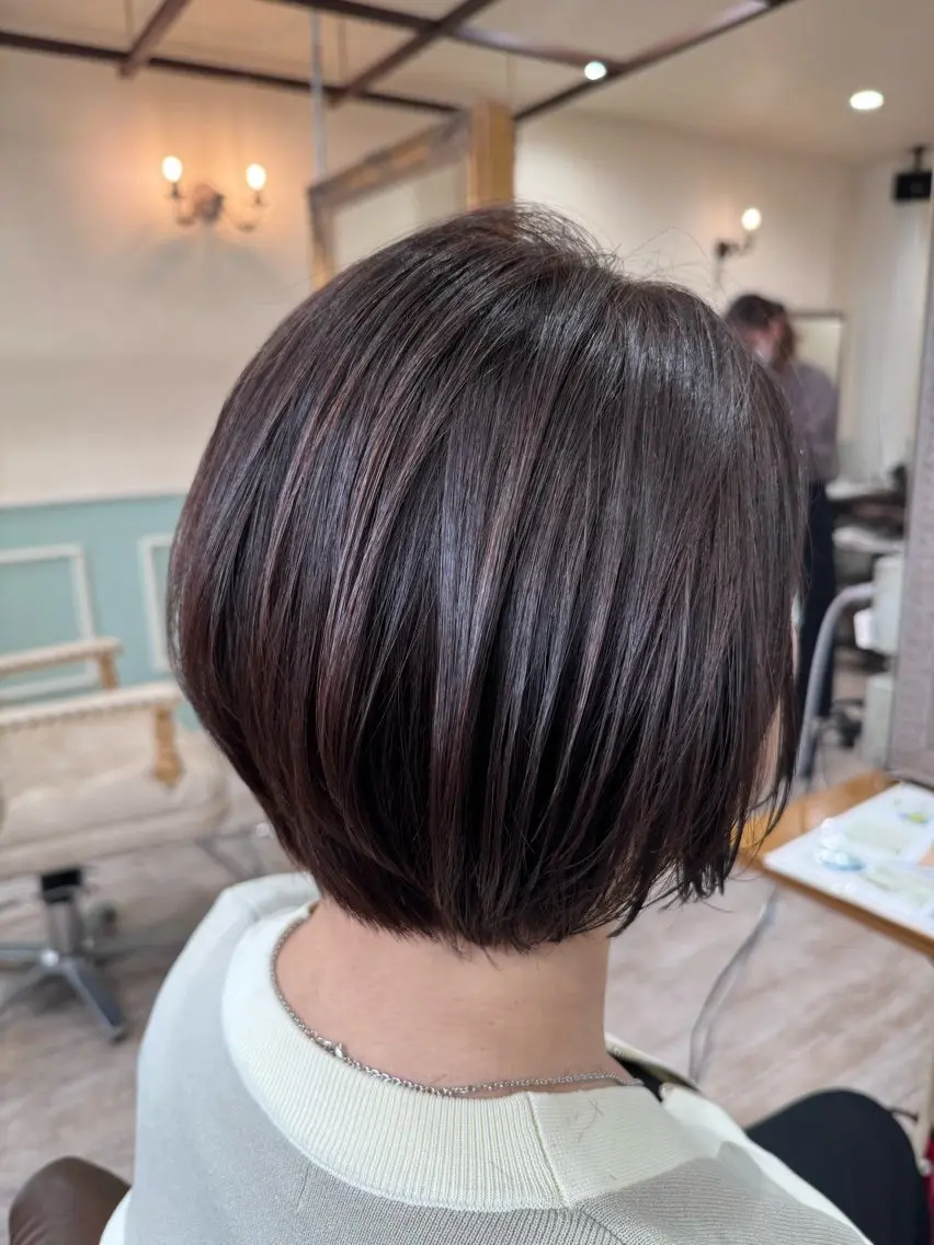 ショート カラー ショートボブ ボブ 髪質改善 ショートヘア トリートメント カット ヘアカラー トリートメント 新越谷noble店長 松本拓也▶◀*.のヘアスタイル